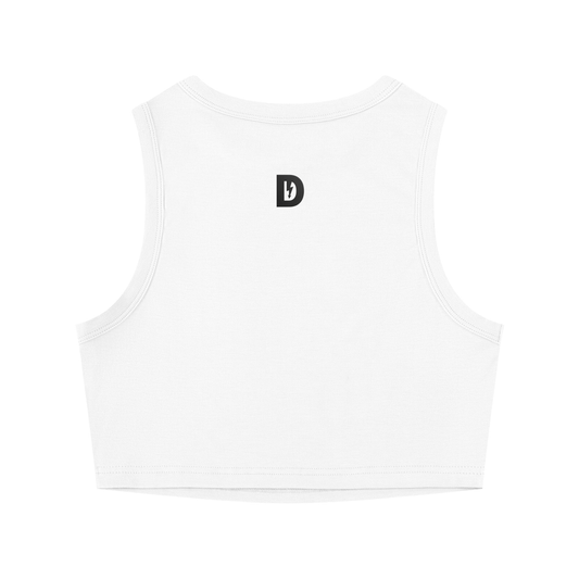 Thriving Quietly Crop Tank Top